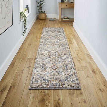 Shaemus Bohemian Medallion Low-Pile Machine-Washable Area Rug